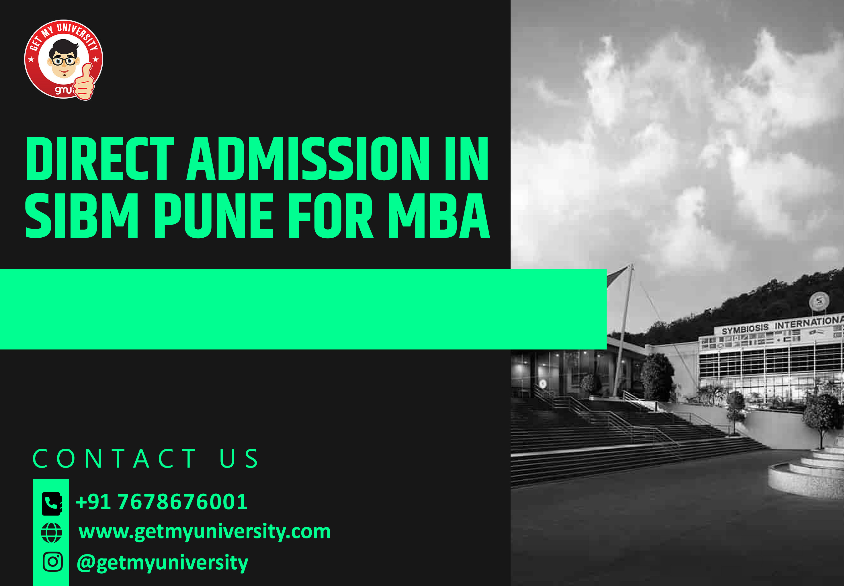 Direct Admission in SIBM Pune For MBA